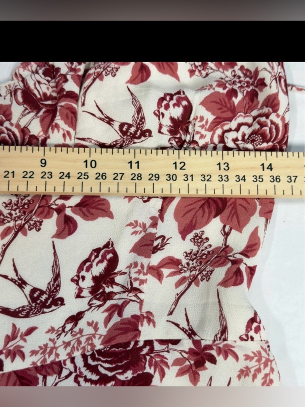 Reformation Red and White Floral Mini Dress - Picture 14 of 15